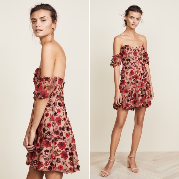 For Love & Lemons Amelia Strapless Mini Dress NWT - Picture 2 of 8